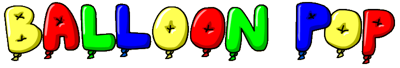 Balloon Pop title screen for Nintendo DS